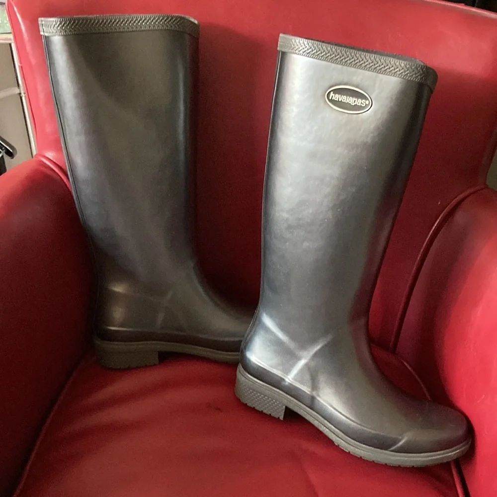 HAVAIANAS rain boots (7 woman’s ) - Picture 2 of 8